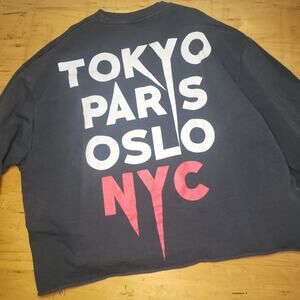 ASOS sz 5XL Tokyo Paris Oslo New York City Sweatshirt Sweatshirt